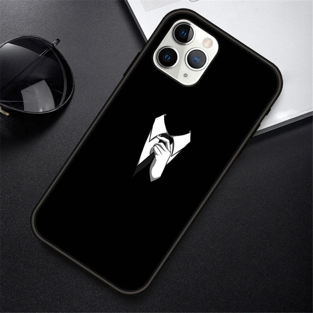 Чехол для Телефона IPhone 12 Mini 11 Pro XR X MAX SE XS 5 6 6S 7 8 E Plus черный чехол бампер модная