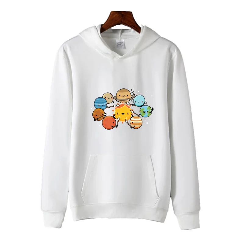 

Толстовка Спортивная демисезонная с принтом планеты, унисекс