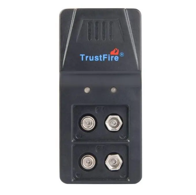 TrustFire интеллектуальное зарядное устройство с 2 слотами 9 В Micro USB портом для в Li-Ion