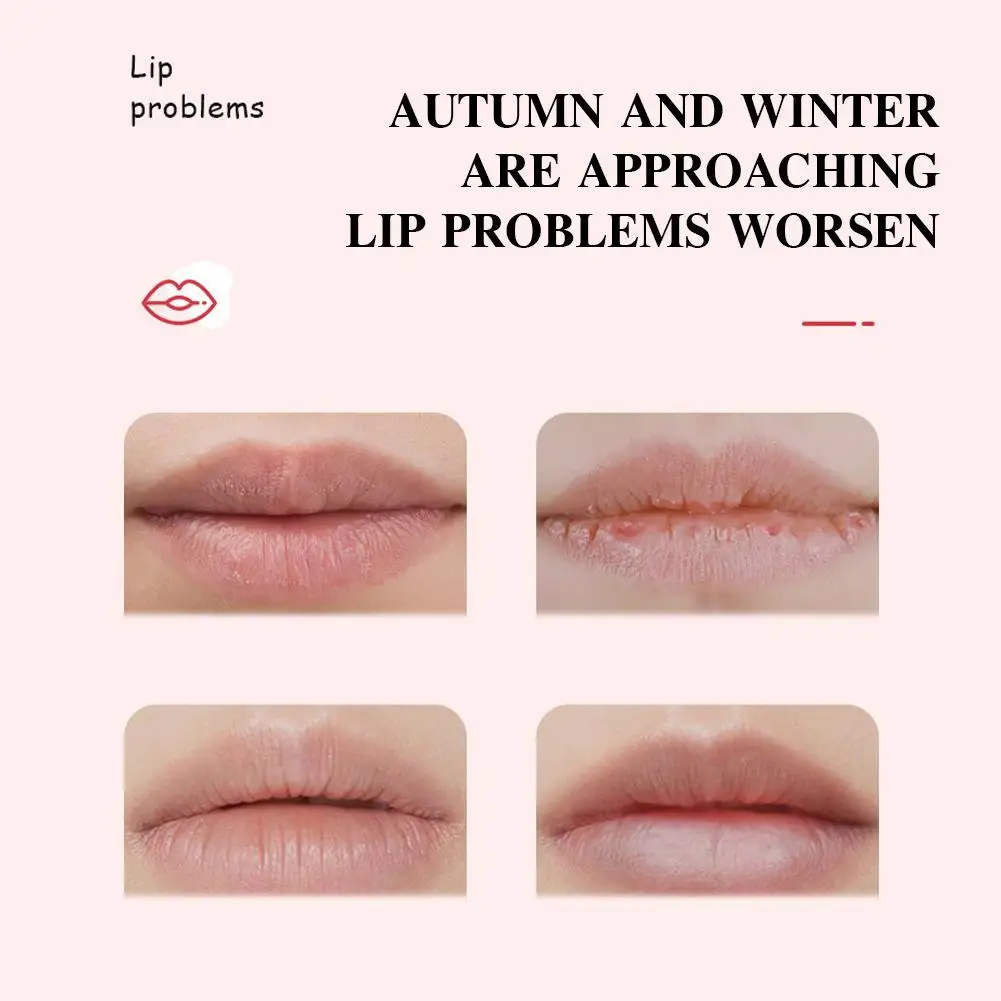 1pc 10g  Lip Scrub Mask Lip Plumper Moisture Lip Balm Exfoliating Anti-Ageing Scrub Lip Film Nourish Repair Fine Lines Lips Care