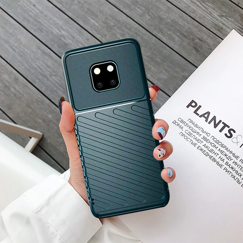 Ударопрочный чехол Hacrin для Huawei Mate 20 Pro противоударный мягкий прочный Чехол из ТПУ
