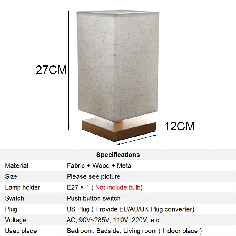 

Cute Table Lamps for Bedroom Decor Bedside Lamp for Children Students Kid's Room Bed Lamp E27 Led Desk Lamp Nightstand Lights