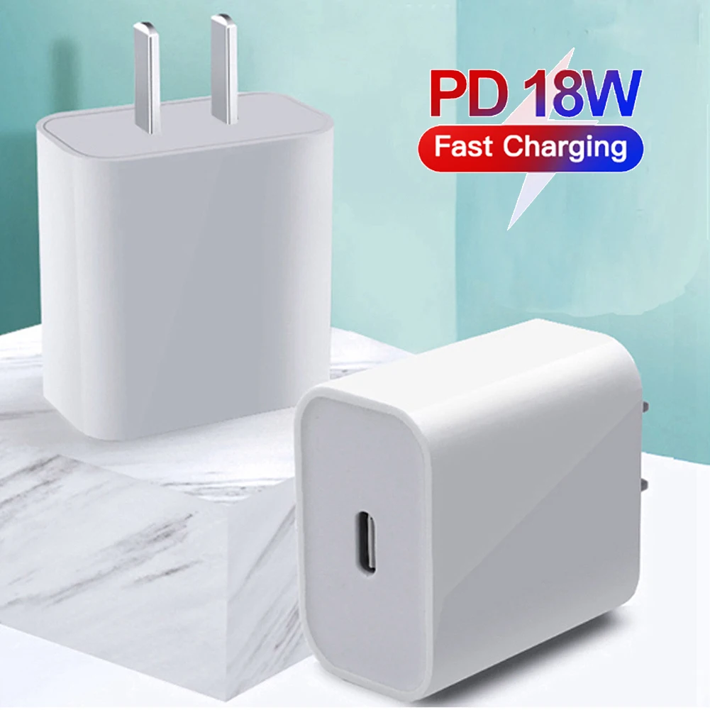 18 Вт PD Кабель с разъемом USB типа C для быстрой зарядки адаптер iPhone 12 мини Pro Max
