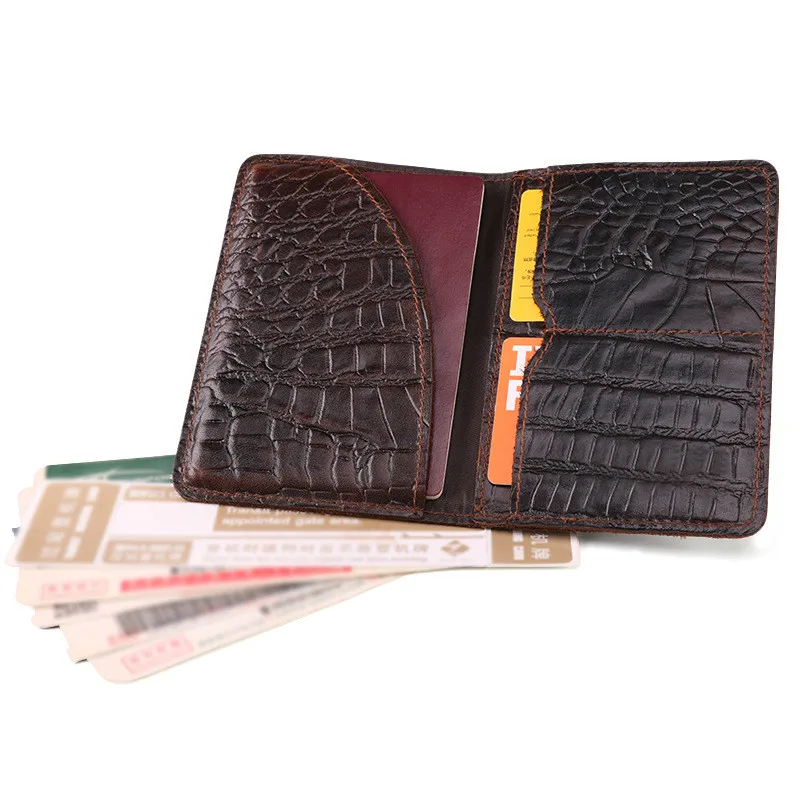 Держатель для паспорта из натуральной кожи с RFID защитой|Держатели карт и