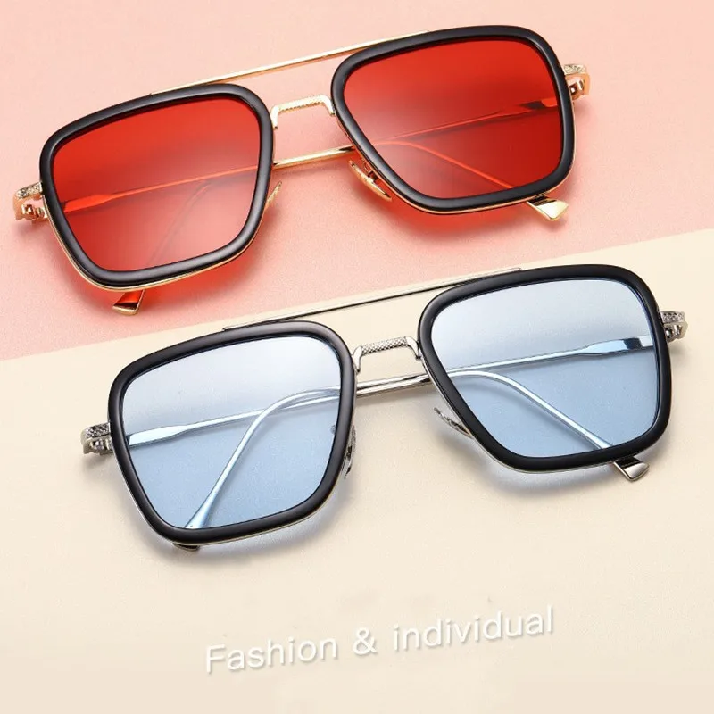 

Tony Stark the same glasses men and women sunglasses iron man glasses sunglasses men goggles