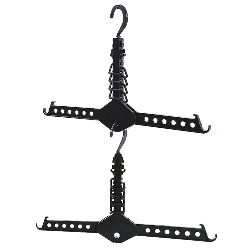 Бытовые аксессуары экономит место 5-в-1 портативная многофункциональная вешалка