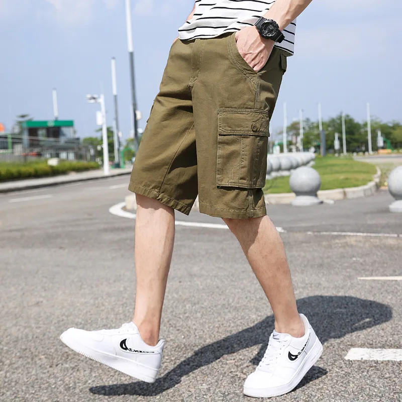 

Shorts Men's Summer Beach Pants Plaid Sports Pants Five-point Pants Men's Casual Overalls Cotton Pants