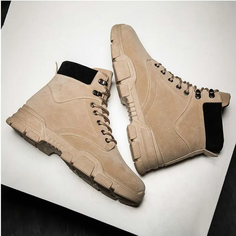 Зимние мужские ботинки водонепроницаемые ботильоны Осенняя мужская модная