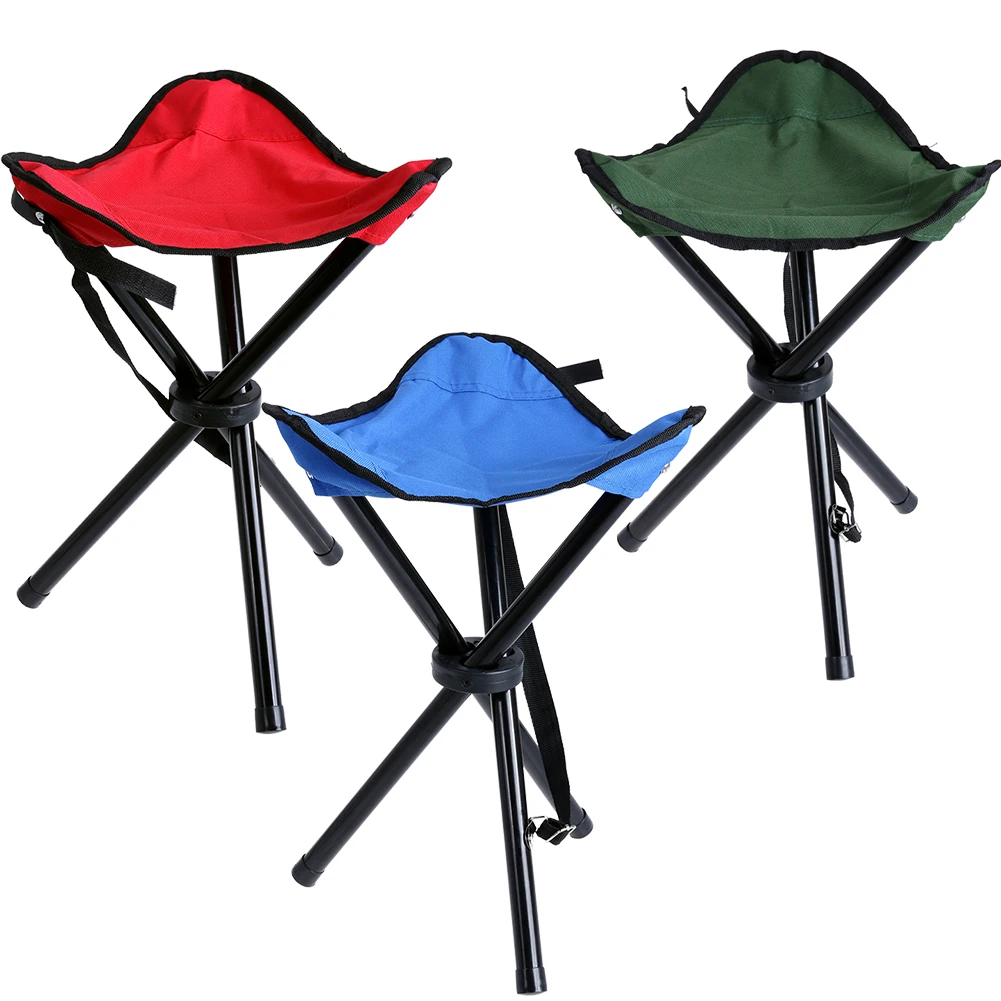 Купи Fishing Tripod Folding Chair Stool Pop Up Chair Portable Lightweight Camping Hiking Tripod Chair Seat Picnic BBQ Accessories за 504 рублей в магазине AliExpress
