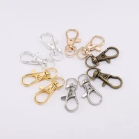 10pcslot key chain ring swivel trigger lobster clasp diy craft outdoor backpack bag parts snap hook supplies for jewelry making