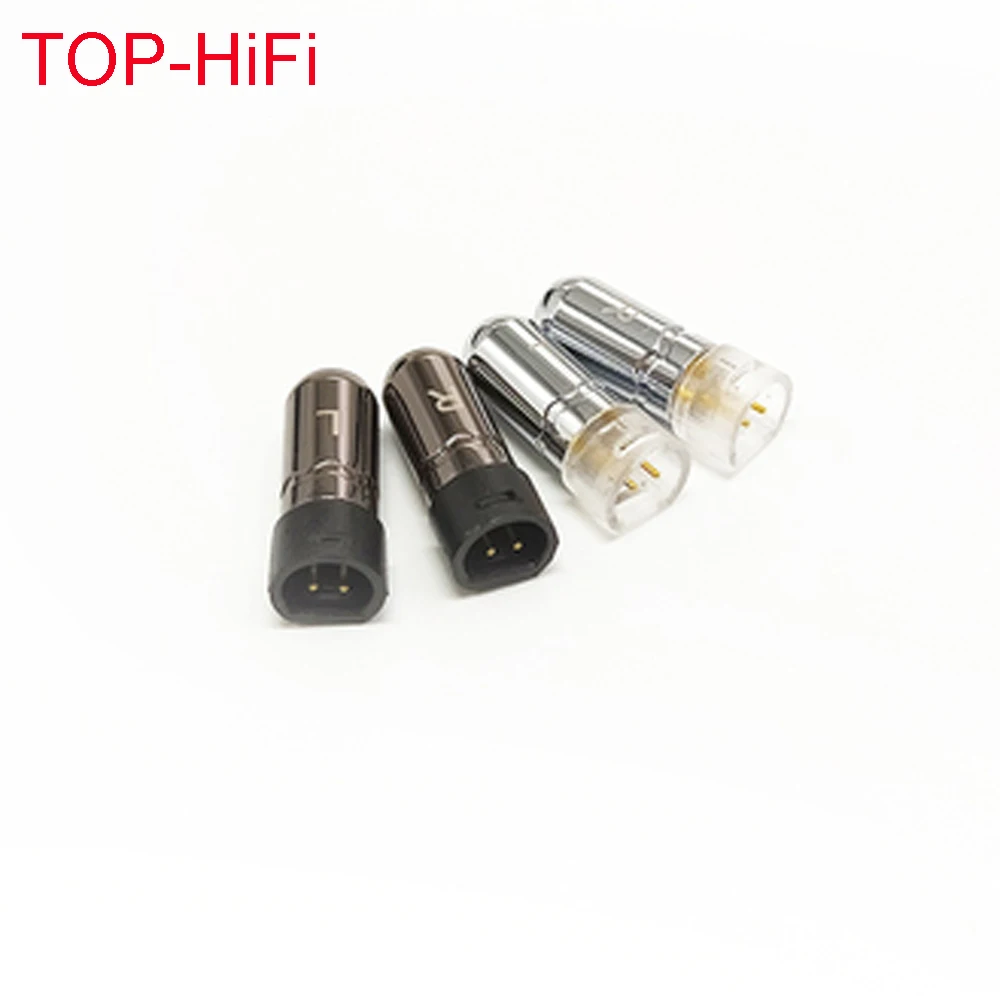 

TOP-HiFi For IE8 IE80 IE8I Earphone Pins Gold Plated Headset Upgrade Plug DIY Audio Jack Metal Adapter Soldering Headphone Wire