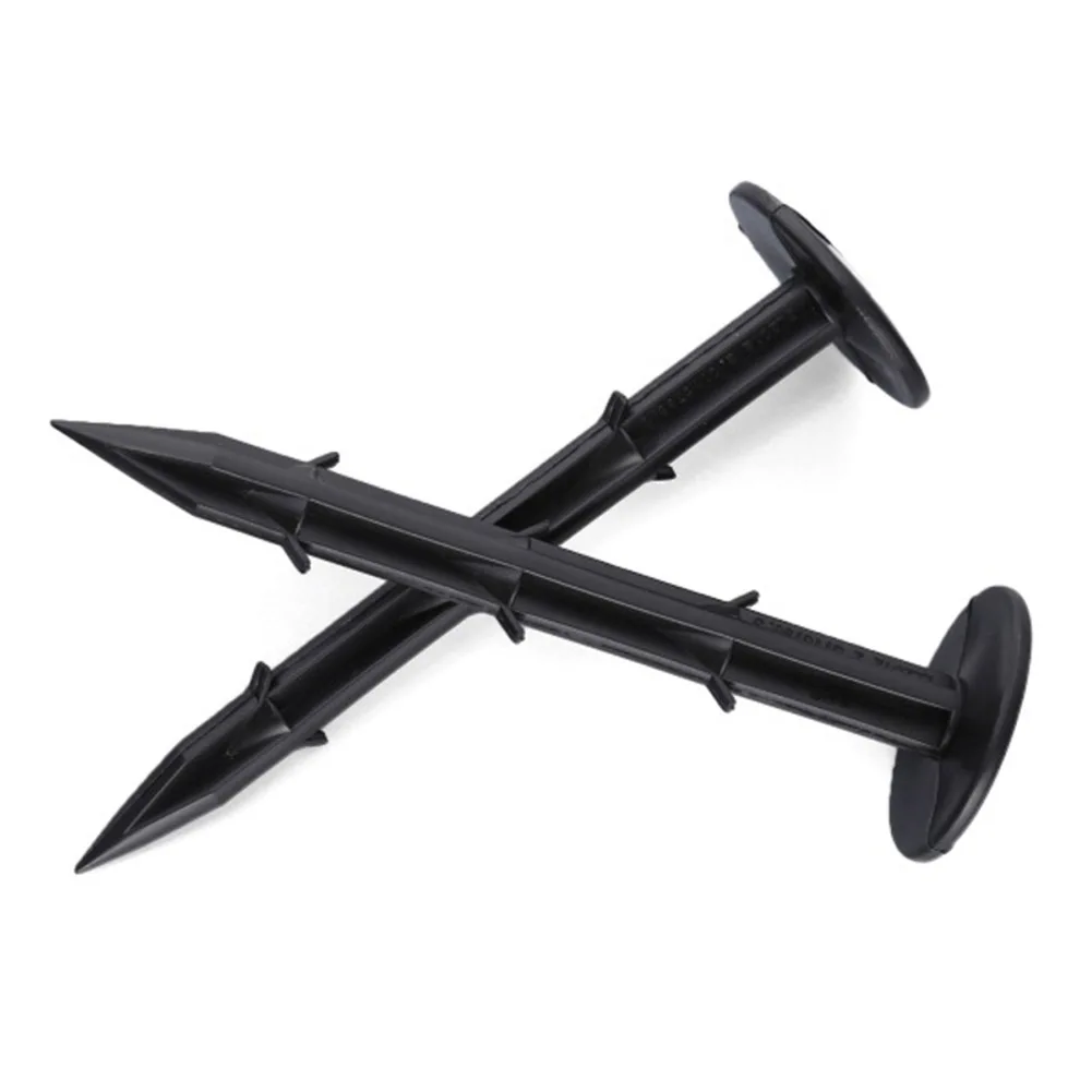 10 шт. садовые колышки анкерные шипы для ландшафта двора пластиковые сетки 11 см