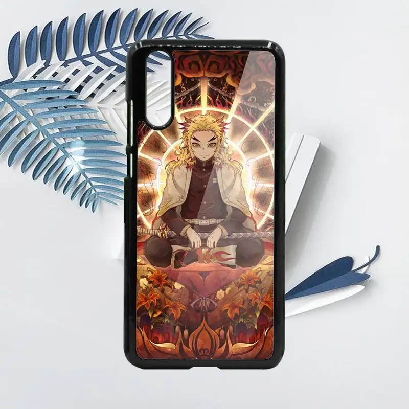 

Kyojuro Rengoku anime Demon Slayer Phone Case PC For Samsung galaxy S note 8 9 20 10 e lite2019 plus pro ultra