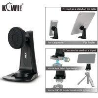 universal magnetic desktop phone stand holder magnet support for cellphone iphone huawei tablet stand with 14 20 thread tripod