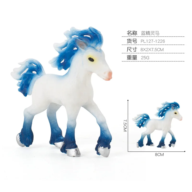 Европейская мифология СКАЗОЧНАЯ ЛОШАДЬ единорог лиса лось модель животного