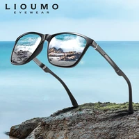 lioumo 2020 fashion square sunglasses men polarized glasses women outdoors driving uv400 coating mirror lenses zonnebril heren