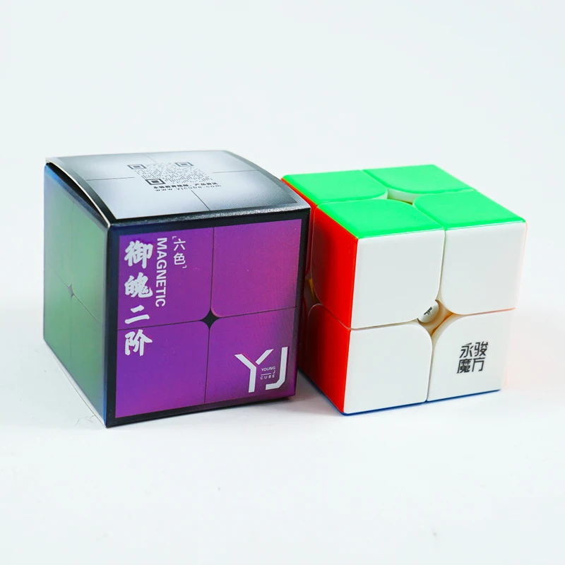 

Yongjun Yupo v2 M 2x2x2 Magnetic Speed Cube 50mm yupo 2x2 2M Magic Cubes Puzzle Professional Educational Toys for kids