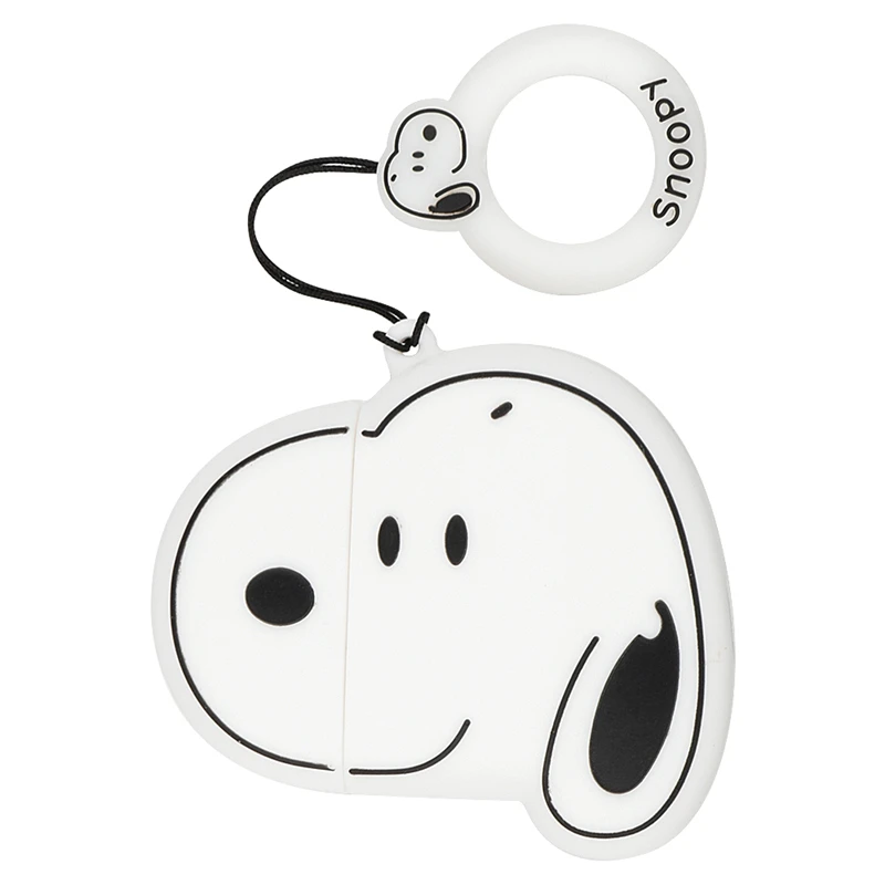 01 Для Apple Air Pods 1 TWS Bluetooth защитный чехол для наушников милый мультфильм Снупи крышка с изображением Тоторо для AirPods 2 i12 чехол кольцо на палец - Цвет: 01