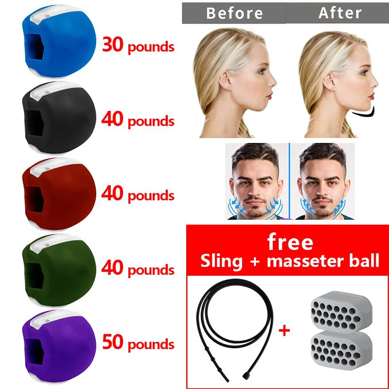 

Массажер для лица, мужской тренажер для челюсти и мышц pop n go, тренажер для жевания, рассеиватель для жевания, тренировка, уход за кожей тела, ф...