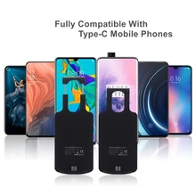 Universal Adjustable Type-C Battery Charger Case For Huawei Oppo Samsung Vivo Oneplus Sony Google Xiaomi Power case
