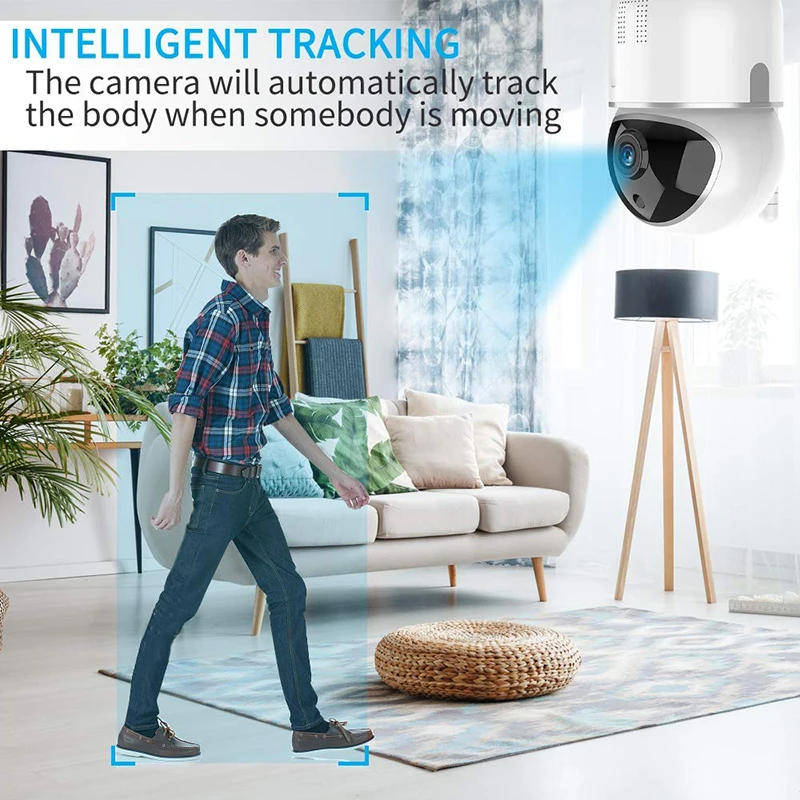 1080P облачная IP камера детский монитор умный с автоматическим отслеживанием для