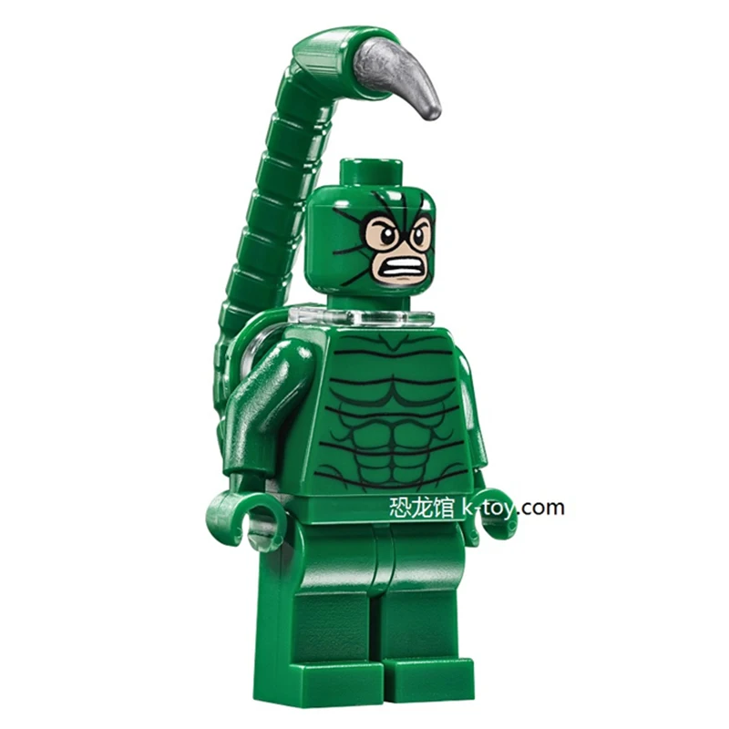 Мини фигурки в виде скорпиона супергероев миньфиков сделай сам строительные