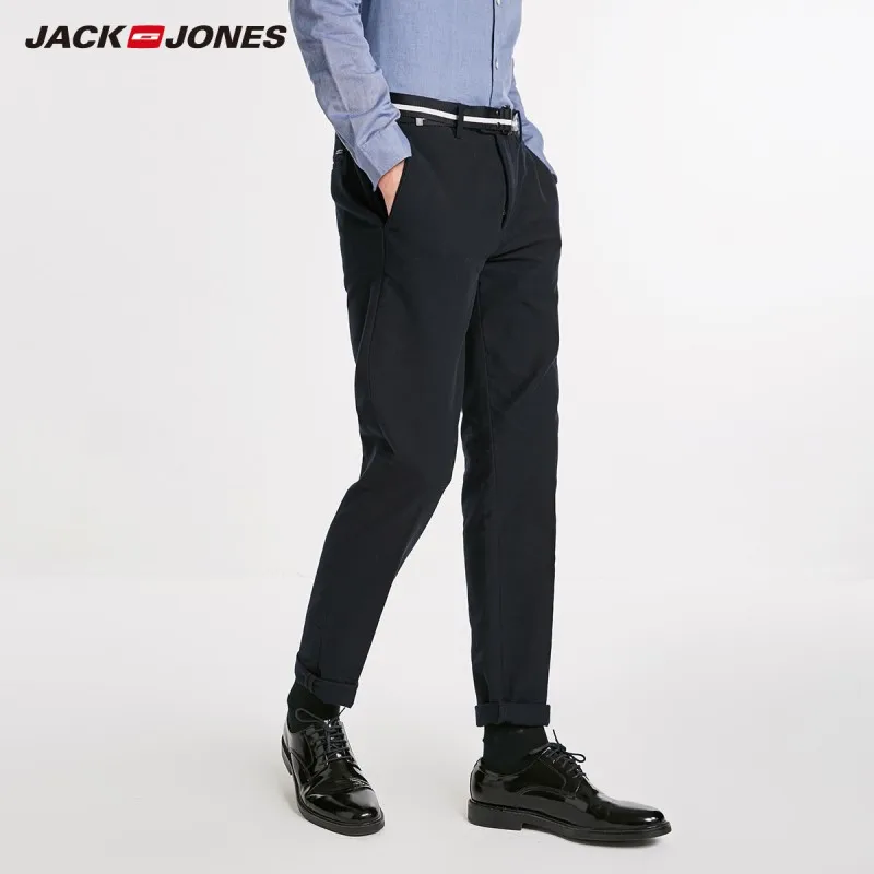 JackJones мужские деловые Умные повседневные Узкие повседневные брюки 218414528