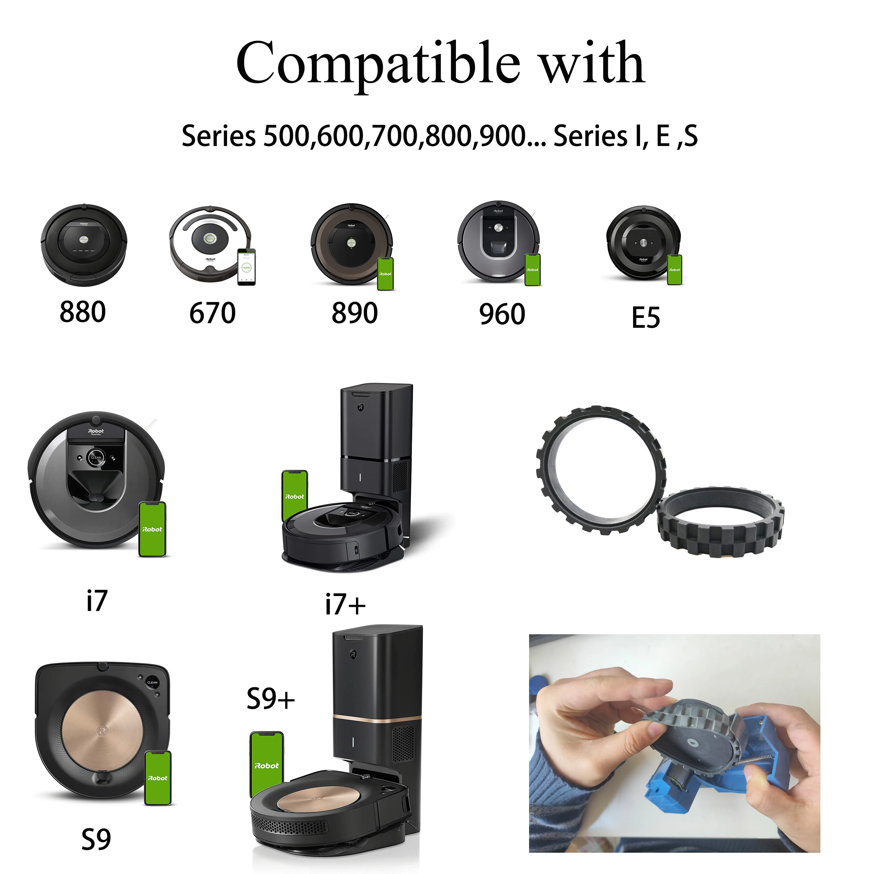 Воздушный фильтр для колесных шин IROBOT ROOMBA 620880680980780 i7 E5 976698676500510 | Бытовая техника