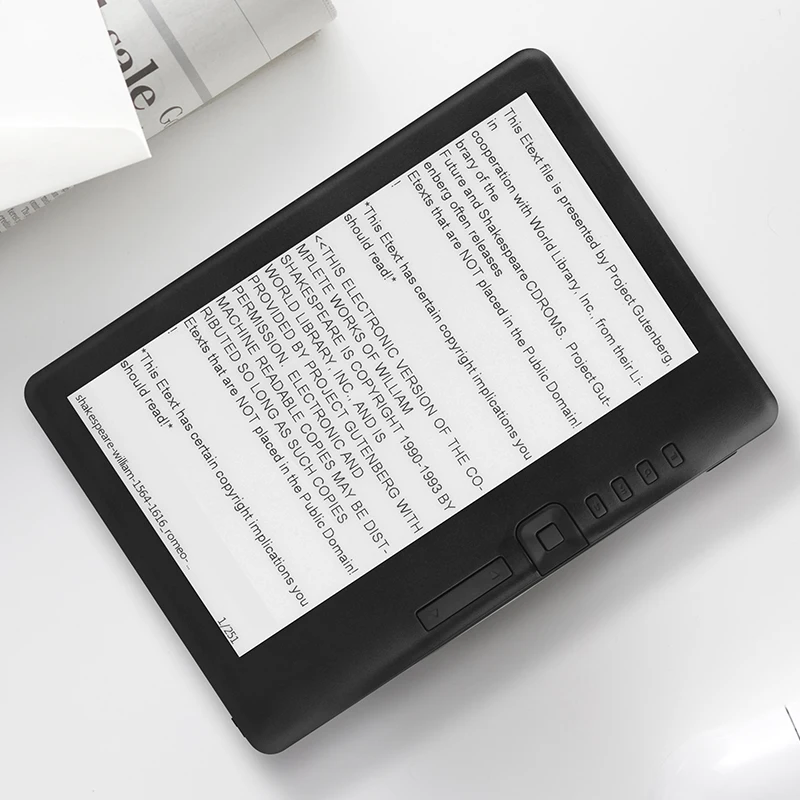 Multifunctional e-Book Reader 7 inch e-ink Screen Portable E-Reader LCD Display MP3 Video Electronic Book | Электроника