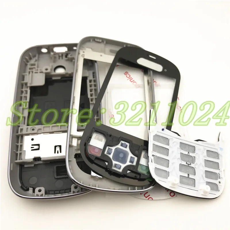 Top Quality New For Nokia 7230 Full Complete Mobile Phone Housing Cover Case+English Keypad +Logo | Housings &amp Frames