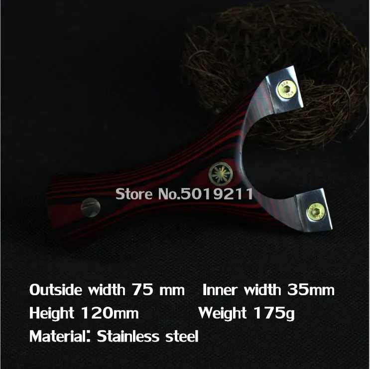 

Professional Hunting Slingshot Catapult High Quality Stainless steel With Rubber Band Outdoor Shooting Game Precise sling shot