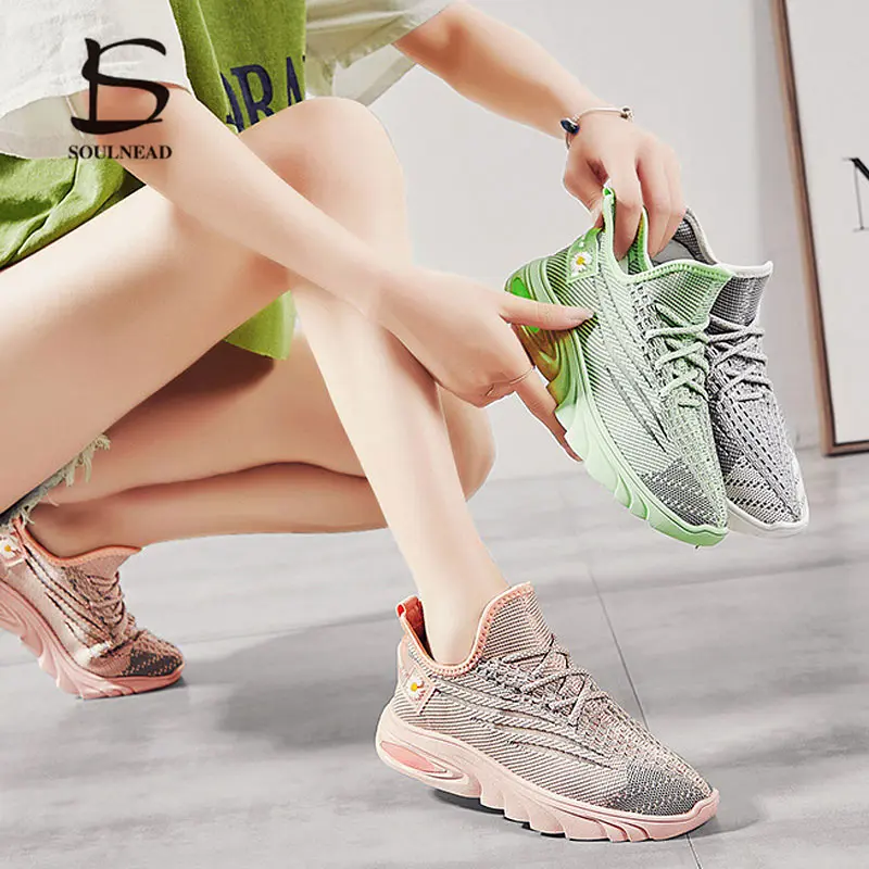

Women Sneakers Running Shoes New Summer Breathable Lightweight Jogging Shoes Female Outdoor Fitness Casual Walking Shoes