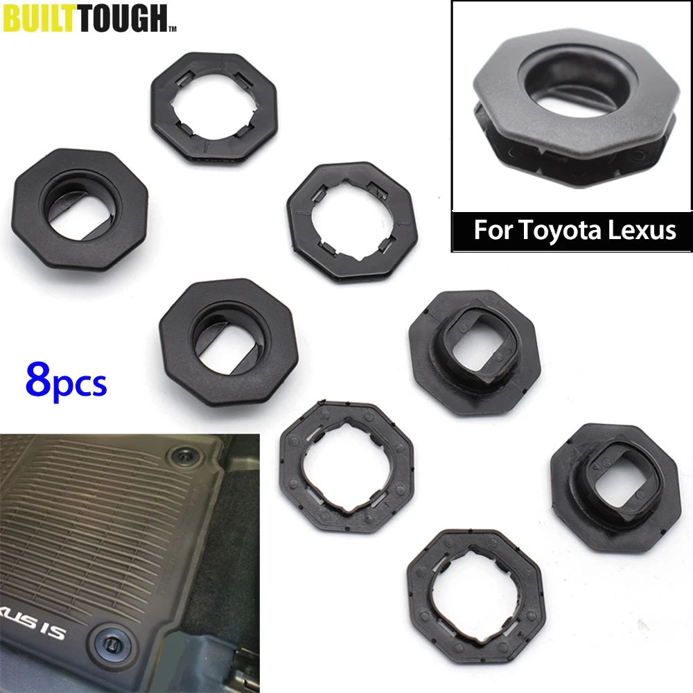 

Зажимы для удержания коврика для TOYOTA, овальные зажимы для TOYOTA, LEXUS GS, GX, LX, ES, LS, IS, RX, NX, OE PZ410, 4 шт.