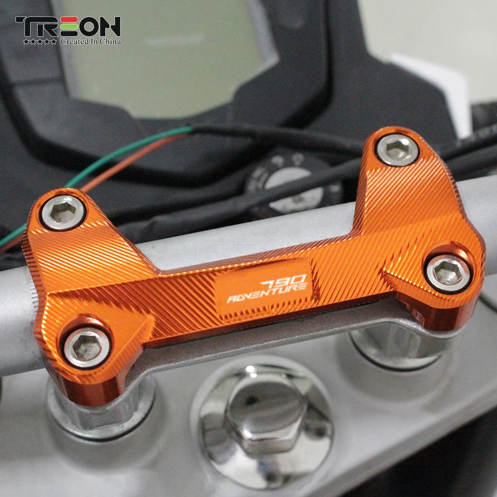 

TREON Motorcycle CNC Handlebar Risers Top Cover Clamp FOR KTM 790 Adventure R 790 ADV 790Adventure 2018 - 2020 Accessories