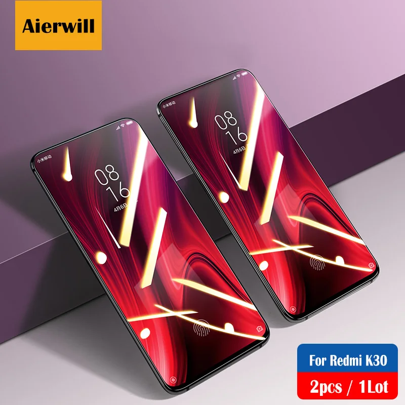 Полностью закрывающее стекло для xiaomi redmi k30 закаленное 9H премиум класса Защита