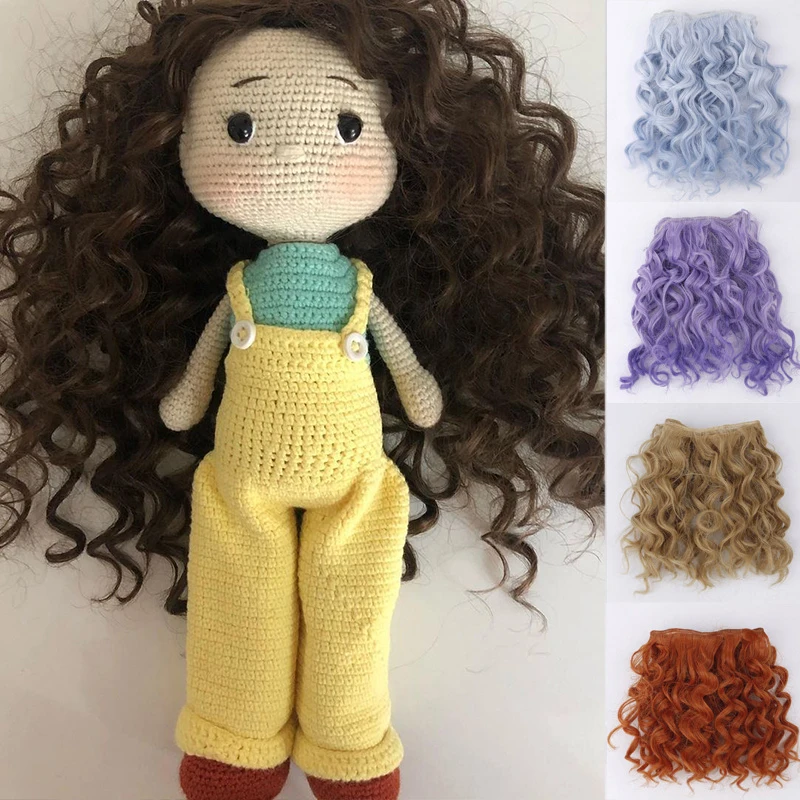 Bybrana BJD wig 15 см * 100 кукла амигуруми парики из шерсти рулон волос|Куклы| |