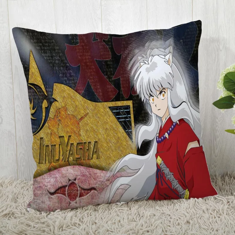 Наволочка с принтом InuYasha на заказ, наволочка для дома, декоративная наволочка, индивидуальный подарок 45x45 см A19.11.8 - Цвет: 16