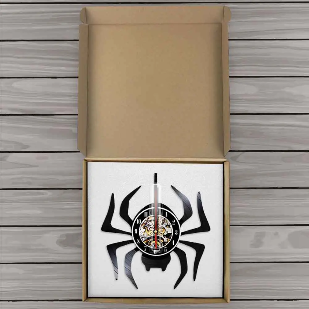 Настенные часы с изображением черной вдовы паука рандеид настенные для гостиной