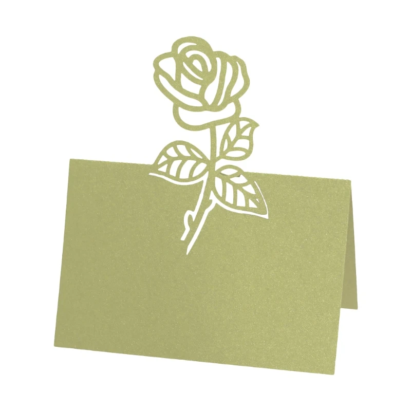 Полые розы цветы номер стола 100 свадебное украшение карточка с именем и местом шт.