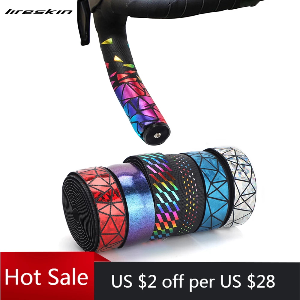

Liteskin Bicycle Handlebar Tape Grips Belt Soft Breathable Anti-Slip PU EVA Sweat-Absorbent Cycling Bicycle Handle Bar Belt