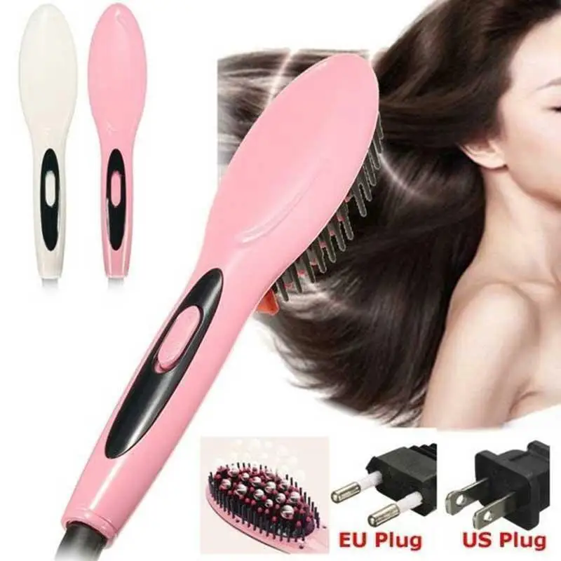 Нагревательные Утюги массажер Pro электрическая расческа для выпрямления волос