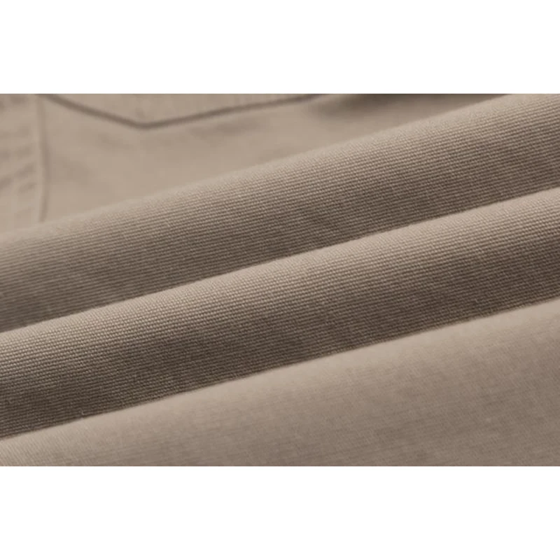 

Men Trousers Solid Color Tactical Waterproof Multi-pockets Long Pants FOU99