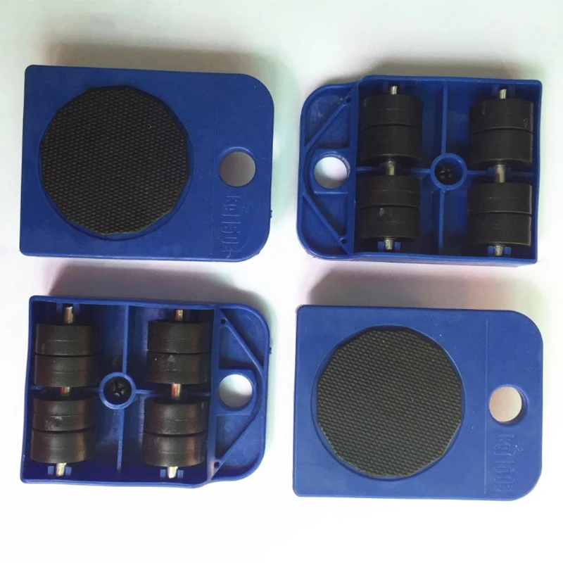 

5Pcs Professional Furniture Transport Lifter tool Set Heavy Stuffs Moving Hand Tools Set Wheel Bar Mover Device