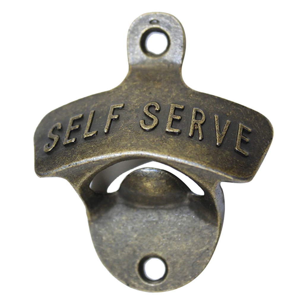 

Collectable Wall Mounted Beer Bottle Opener Cola Glass Cap Opener Pub Tool