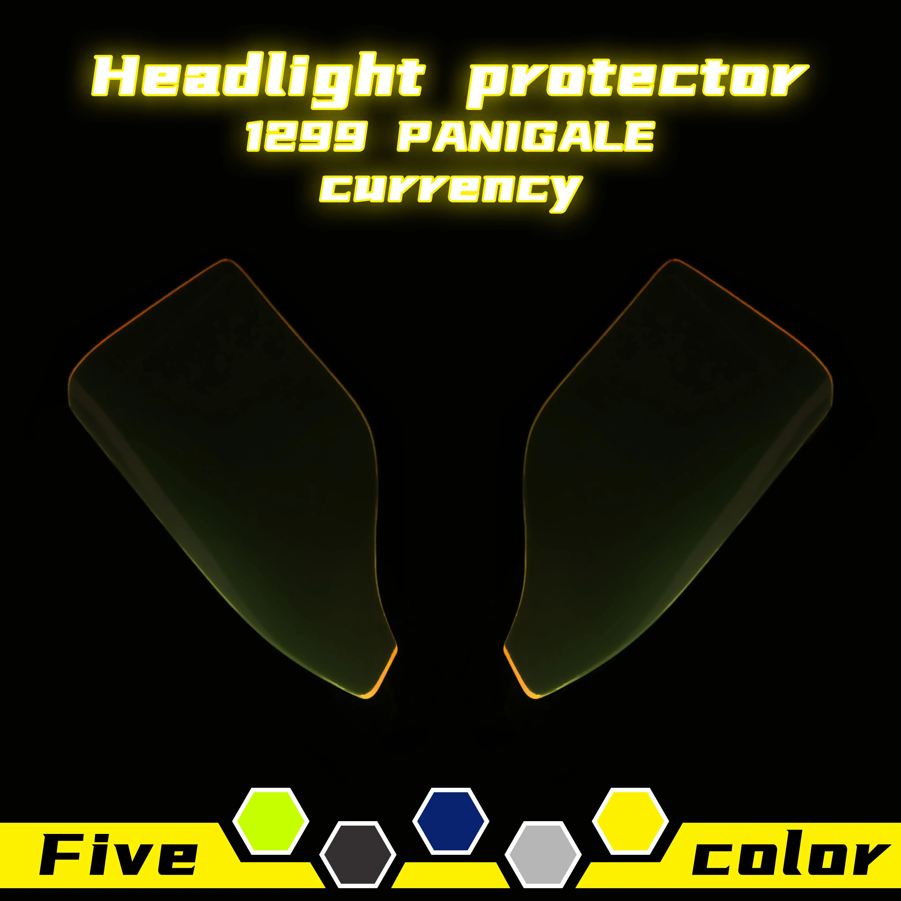 

For 899 1199 959 1299 Panigale 2014-2018 2017 2016 Motorcycle Headlight Protector Cover Shield Screen Lens Round lamp protection