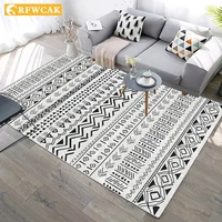 rfwcak nordic moroccan style striped bedroom carpet simple and soft living room coffee table sofa entrance hall bedside carpet