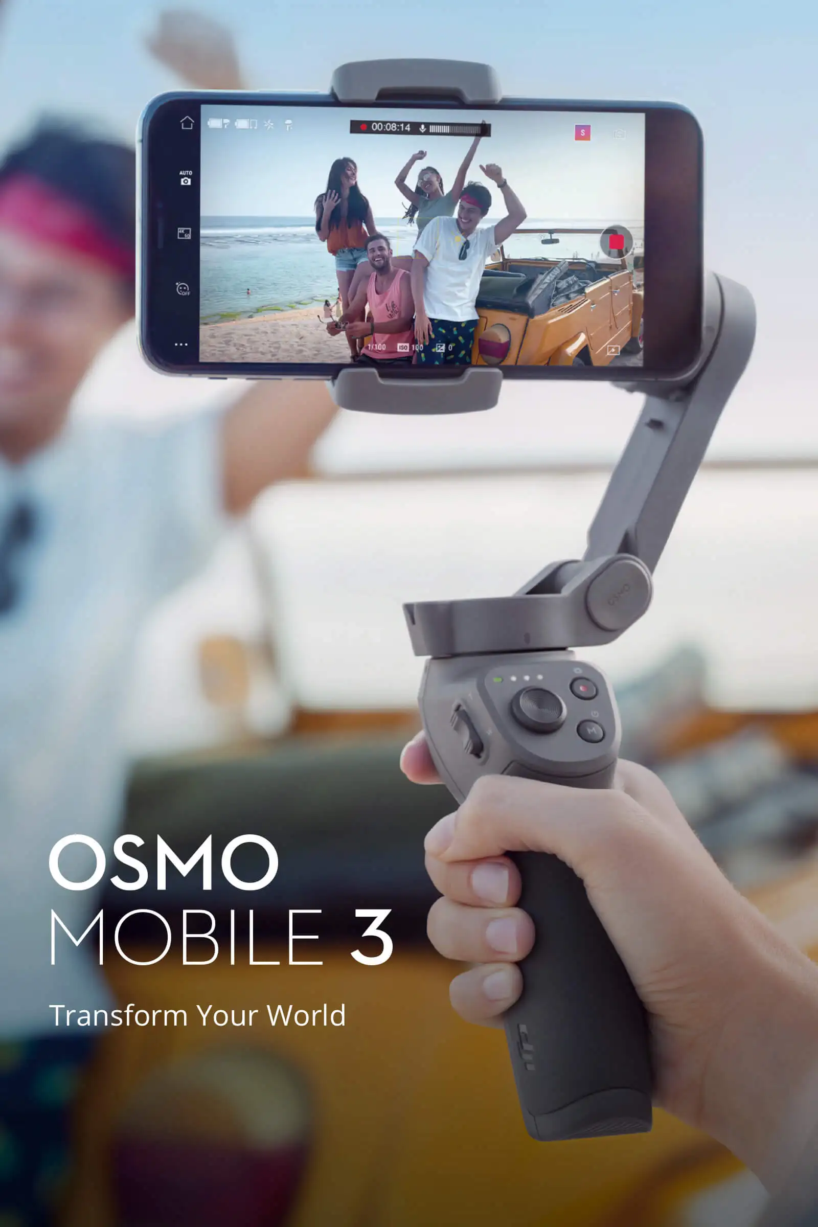 Версия активации DJI Osmo Mobile 3 Combo стабилизатор 3-осевой ручной карданный стабилизатор для смартфона с интеллектуальными функциями