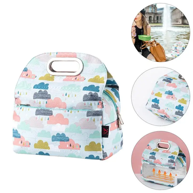 

1pc Lunch Tote Bag Insulated Lunch Bag Lunch Box Bag Portable Lunch Bag for Office Outdoor