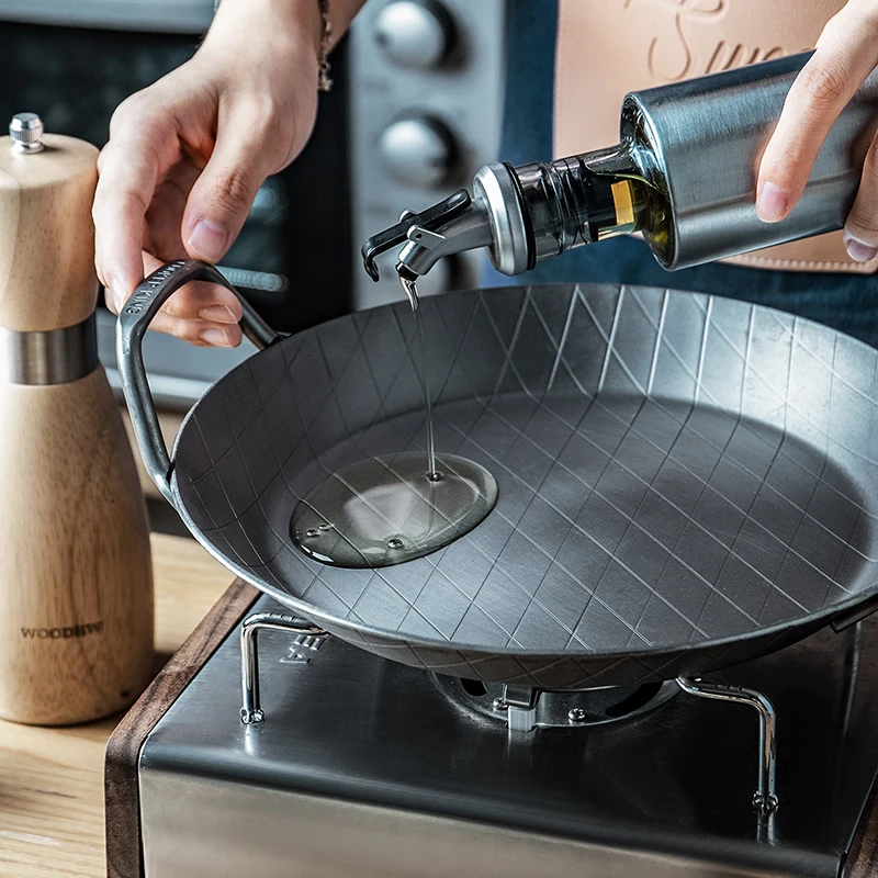 Фотосковорода COOKER KING диаметром 20 см/24 см железная сковорода для жарки паэльи