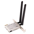 Wi-Fi 6 Intel AX210 AX200 9260 8265 8260 M.2 к PCI Express 1X беспроводной адаптер конвертер антенна NGFF M.2 Wi-Fi Bluetooth карта